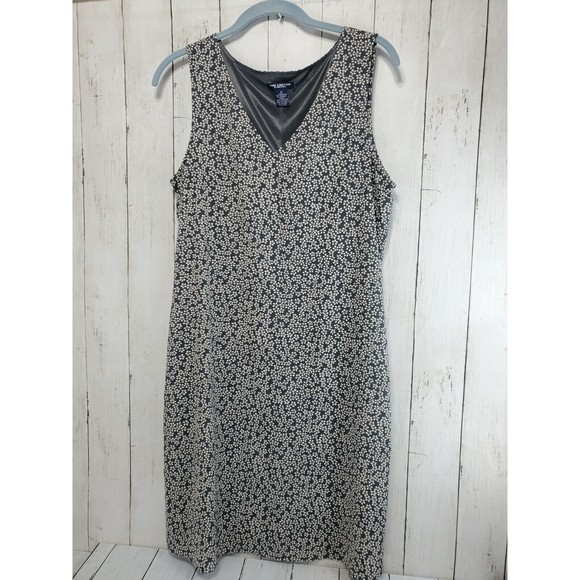 The Limited Gray Garden Floral Dress Womens Size 8 Polyester Spandex Nice - Picture 1 of 6